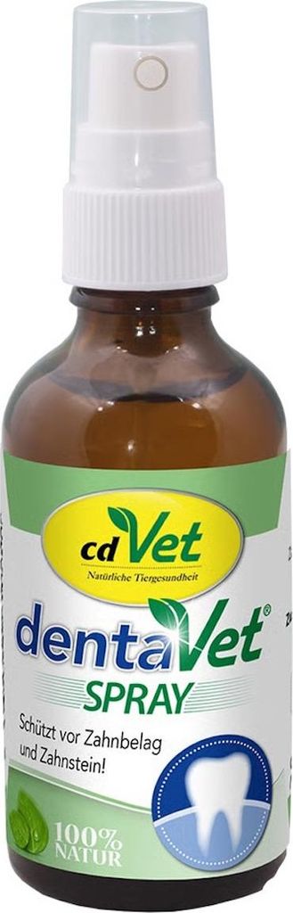cdVet dentaVet Spray 50ml, Katze / Hund, Flüssigkeit, Zahnpflege, Universal, Flasche, 50 ml