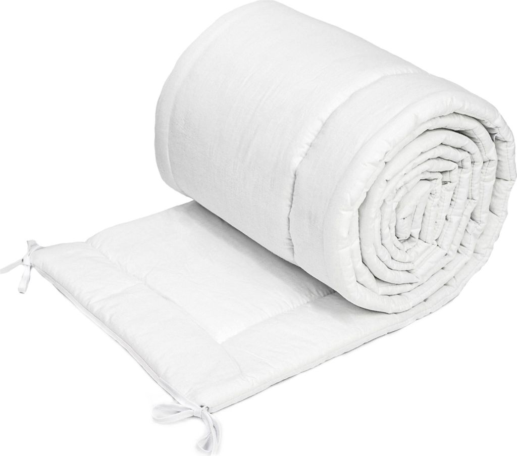 Universal Nestchen für Kinderbett weiß 370x30 cm Produktbild 