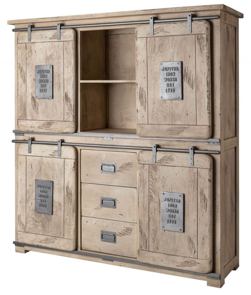 MASSIVMOEBEL24 | RAILWAY #325 Credenza in legno di mango - Immagine del prodotto 