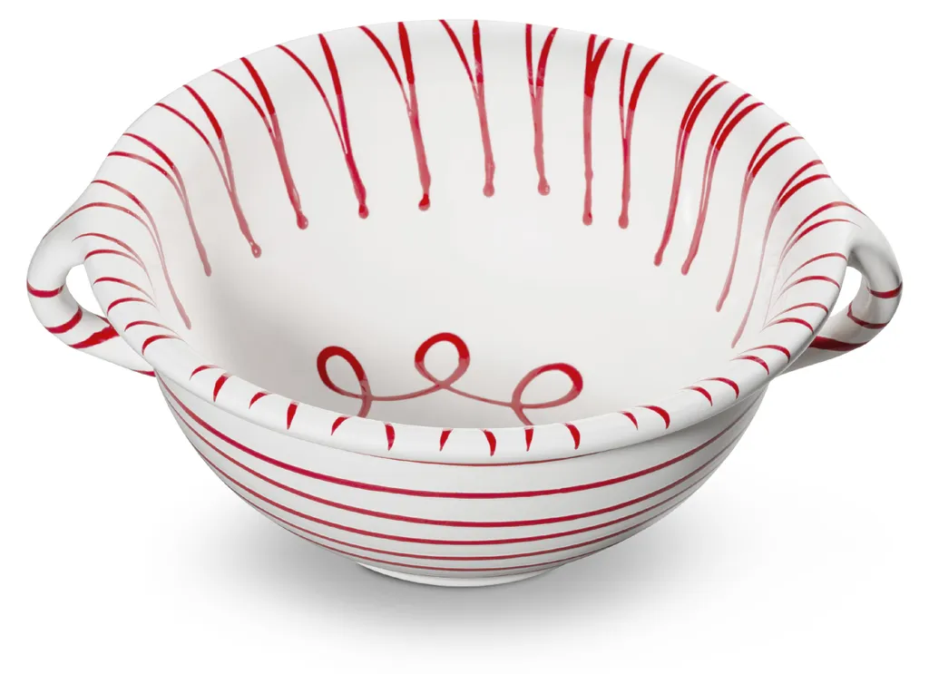 Gmundner Keramik Rouge Flammé Weitling Ø 25cm - Saladier en Céramique