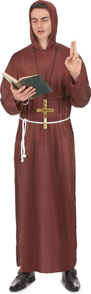 Mönchs-Kostüm für Herren Einheitsgröße (42)