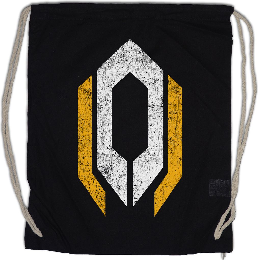 Urban Backwoods Cerberus Logo, Turnbeutel, Farbe: Schwarz