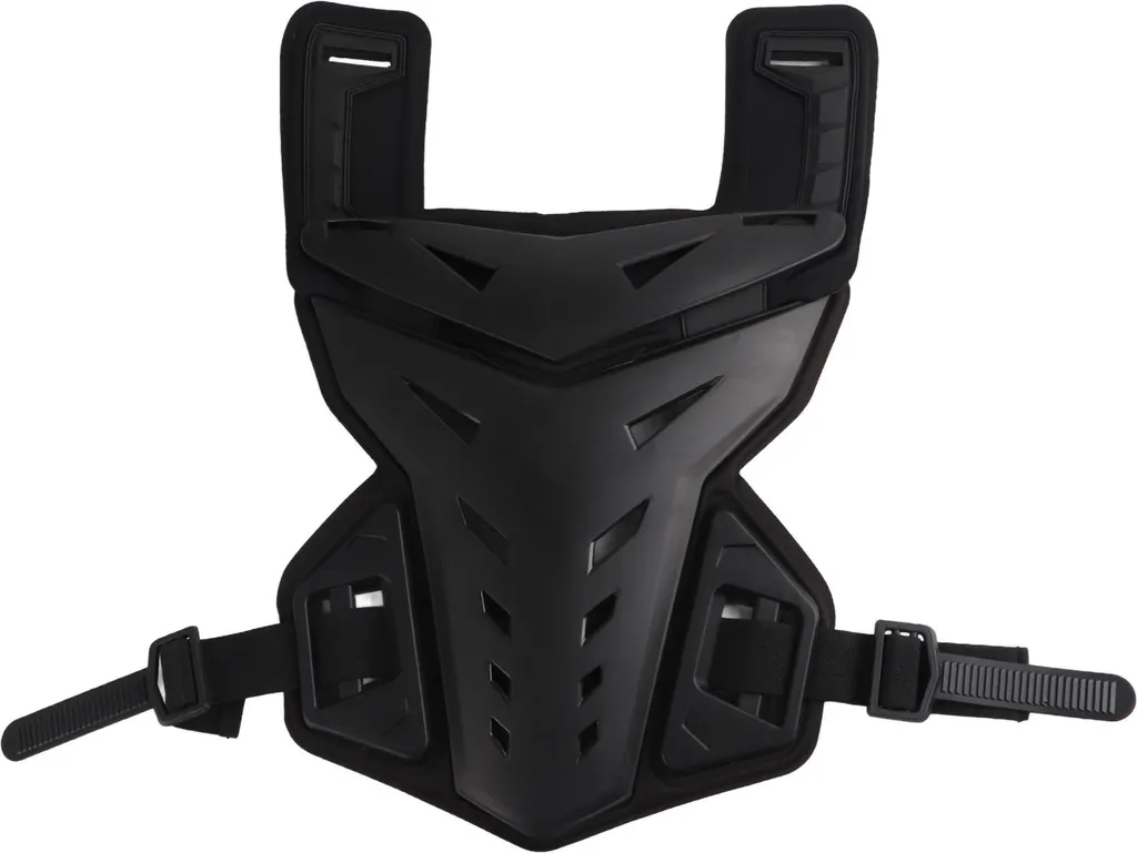 Protège poitrine moto noir pour cascadeur et racing haute résistance