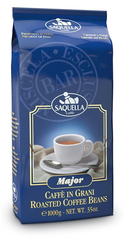Saquella Espresso Major Bar – 1 kg celých zrn, exkluzivní Obrázek produktu 