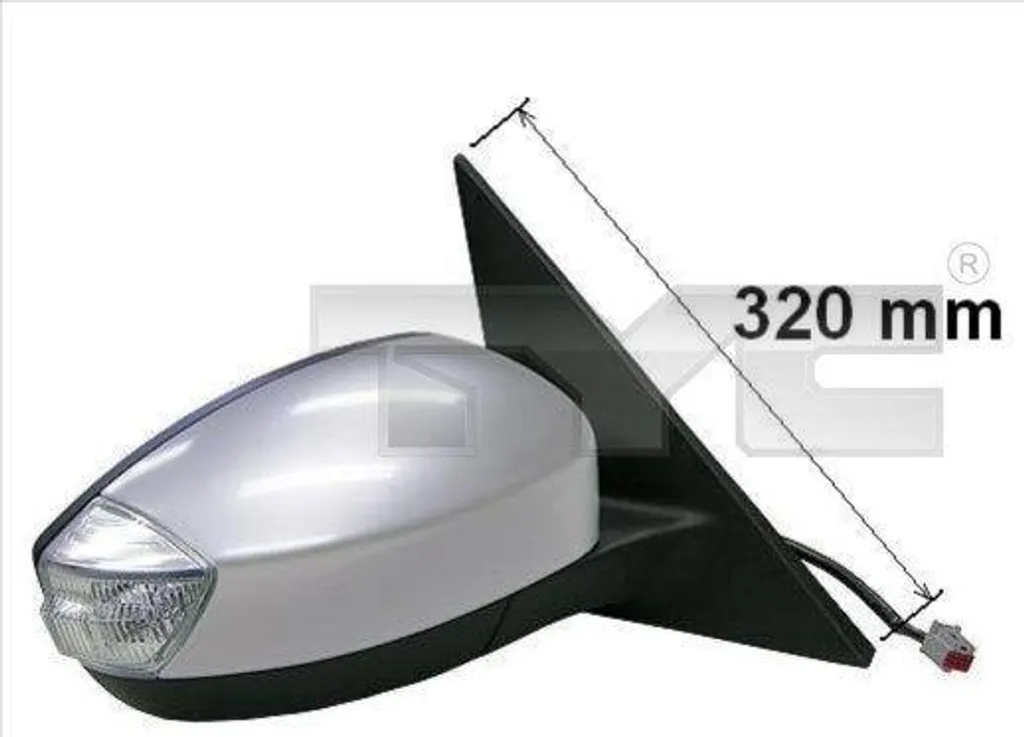 Rétroviseur Extérieur S-Max TYC 310-0121 - Remplace OE 1405034 Facile