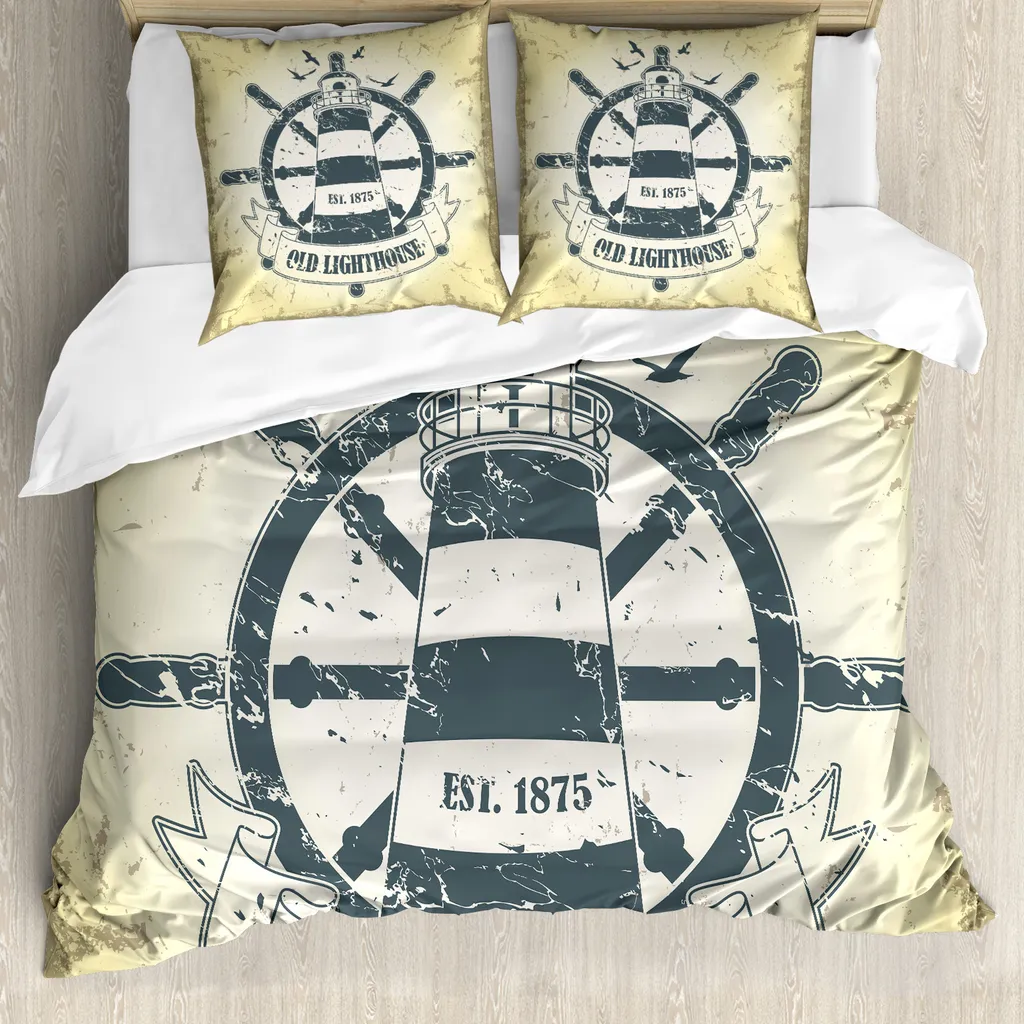 Copripiumino Anallergico ABAKUHAUS 155x220: Microfibra Premium Nautica
