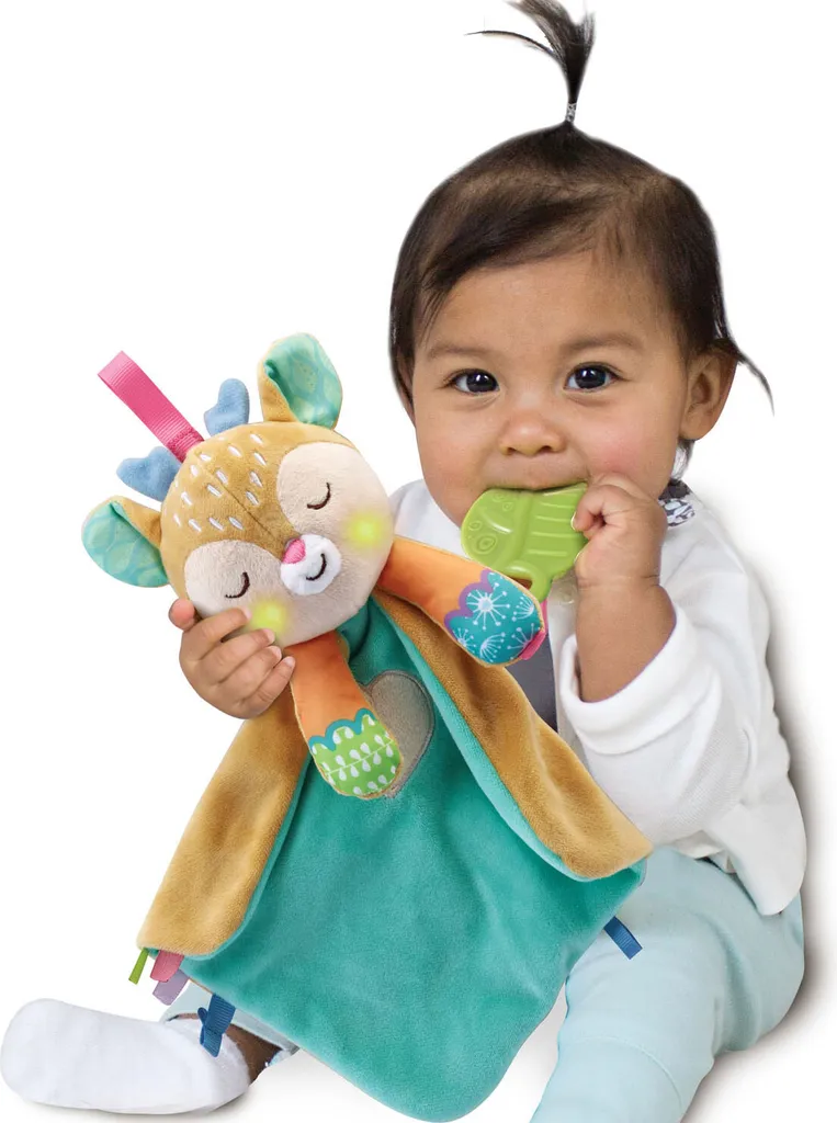 Veilleuse Bébé Peluche Faon Musical avec Projection de Lumière VTech
