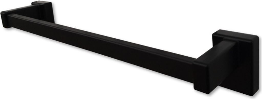 XIMAX Handtuchhalter Handtuchstange Magnetisch Schwarz 400 mm