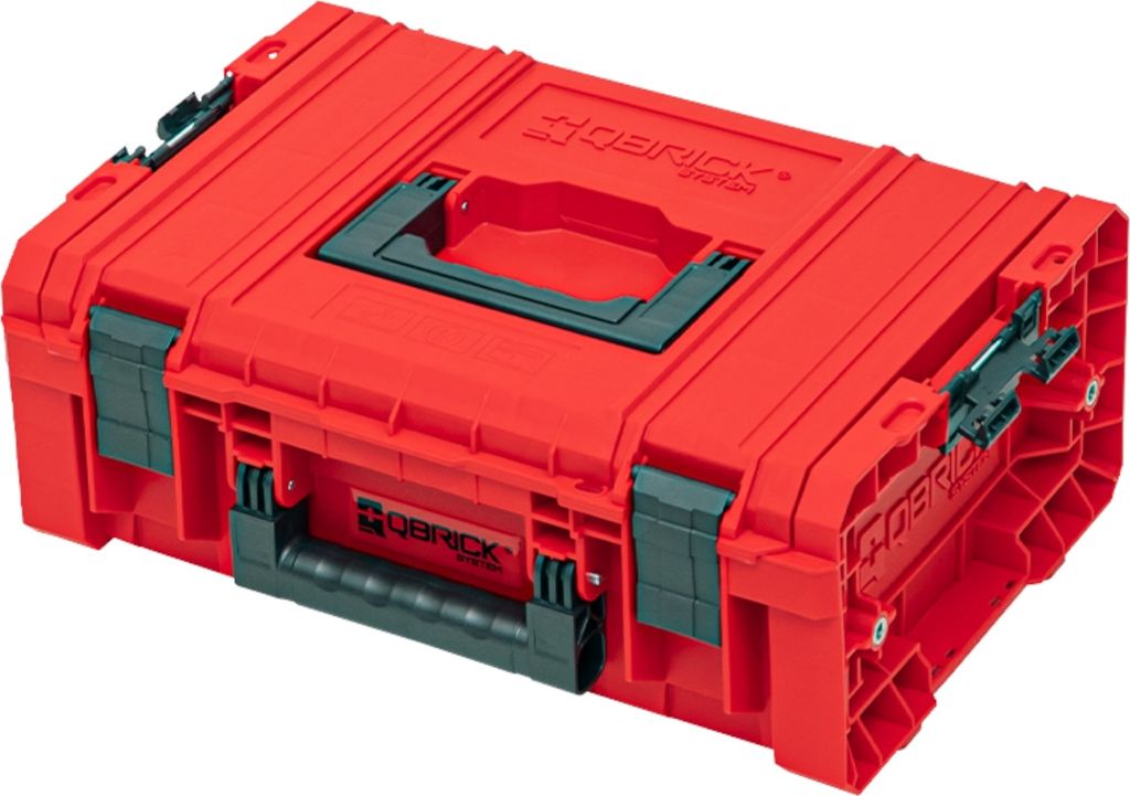 QBRICK SYSTEM Werkzeugkoffer Werkzeugkoffer Caixa De Ferramentas PRO Technikerkoffer ROT Ultra HD Rot 460 x 335 x 195 mm