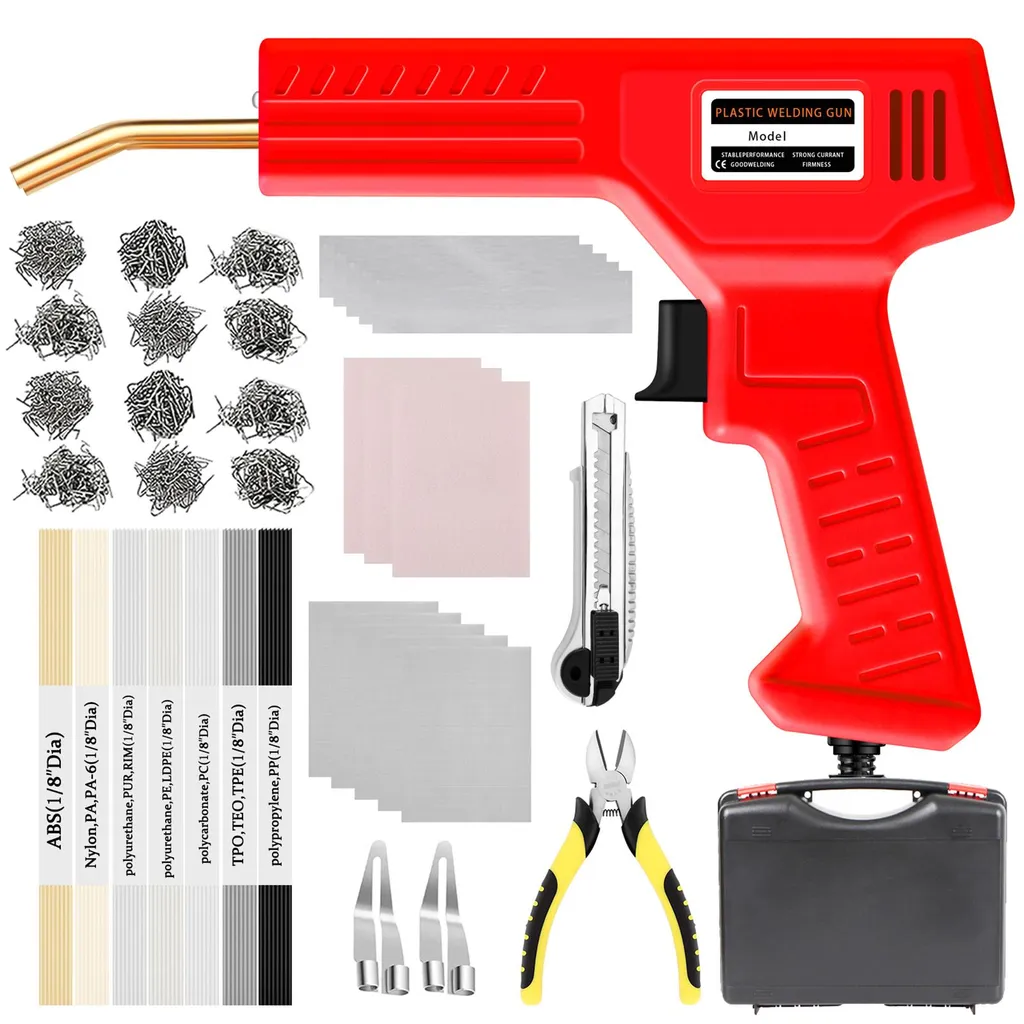 Réparation pare-chocs voiture avec ce kit soudeuse pour plastique 220W