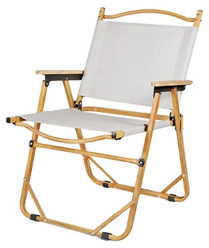 Chaise de camping ultra-légère kaki, montage rapide pour randonnée