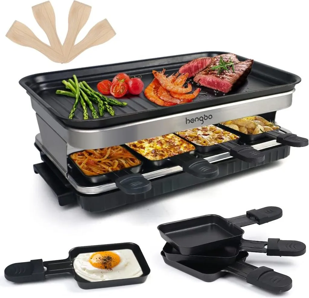 Migliore Raclette Party 8 Persone 1500W Antiaderente - Offerta Online
