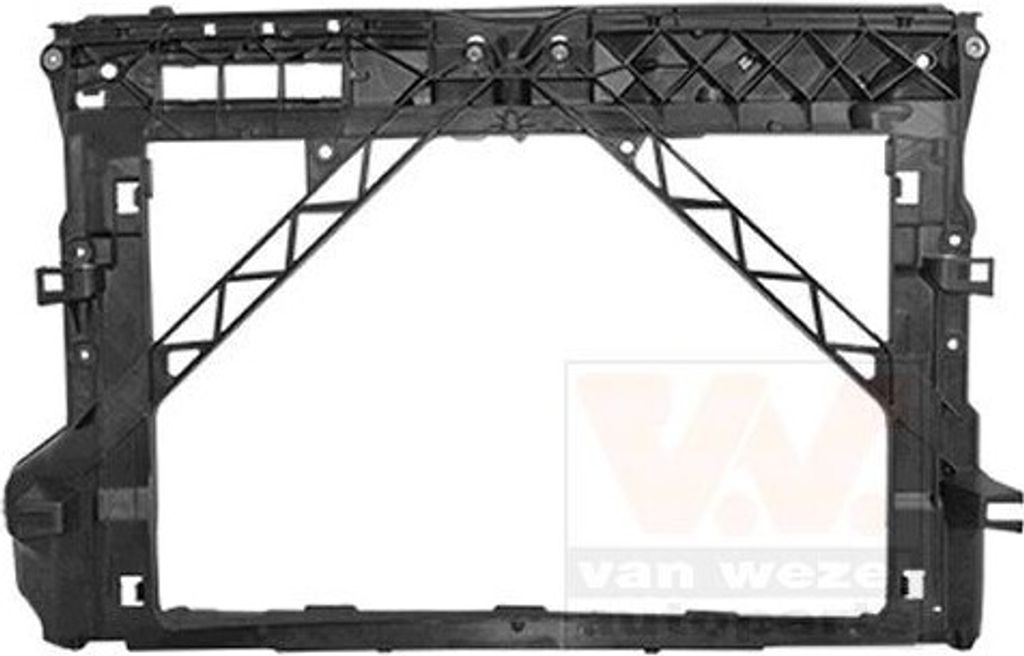 VAN WEZEL 7629678 Schlossträger Frontmaske für SKODA FABIA (NJ3) Frontverkleidung
