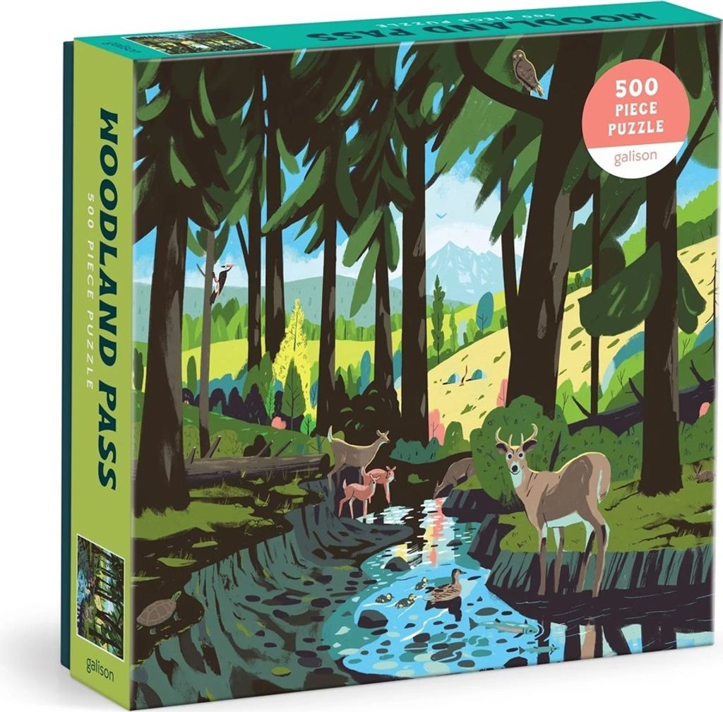 Galison Puzzle Lesná krajina 500 dielikov Obrázok produktu 