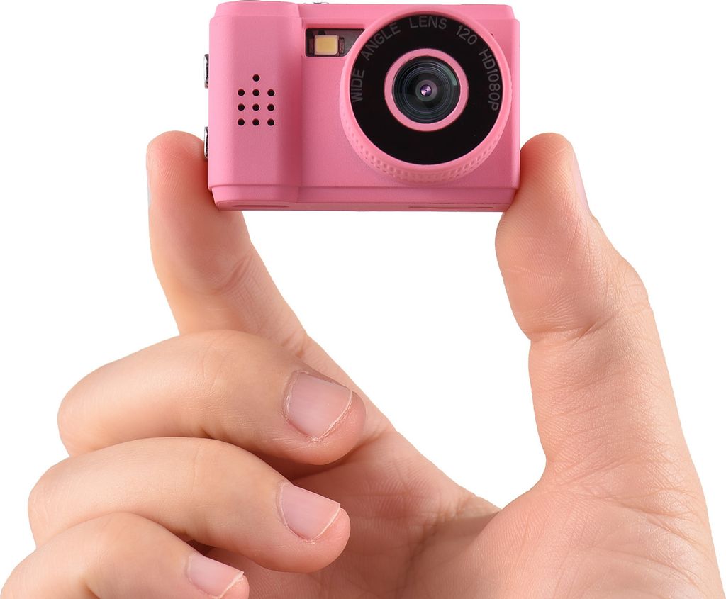 Mini-Digital-Videokamera, 1080P-Camcorder, eingebauter Akku mit LCD-Bildschirm-Blitz fuer Foto-Videos