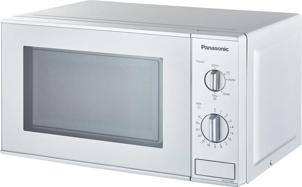 Four à micro-ondes Panasonic NN-E221MMEPG 20L Argent avec 5 niveaux