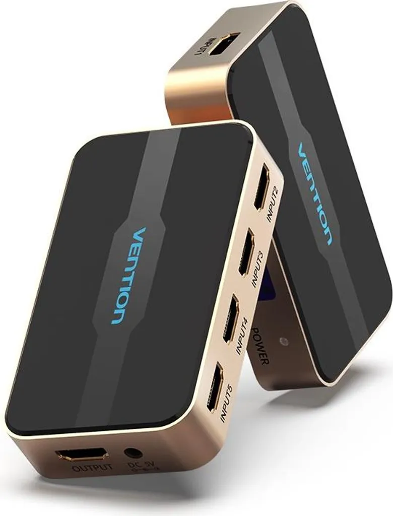 Selettore HDMI Vention 5 Ingressi 4K UHD con Supporto Audio HD