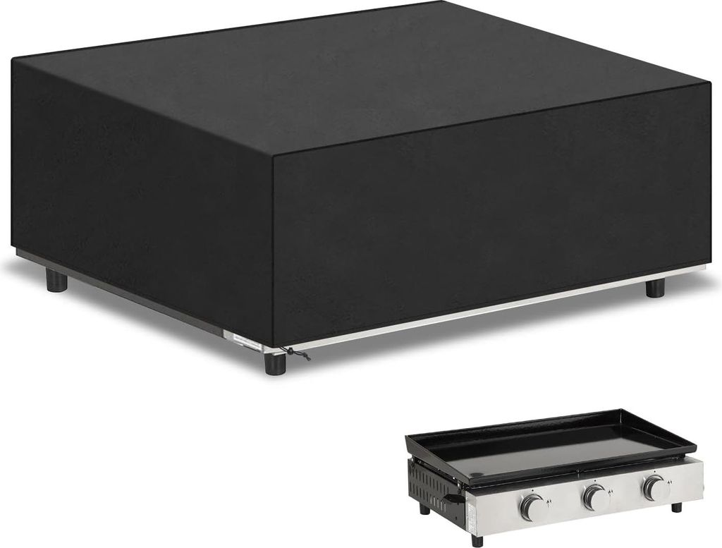 Wetterfeste Grillabdeckung für Tischgrill - Langlebig und Wasserdicht (80 x 60 x 25 cm)