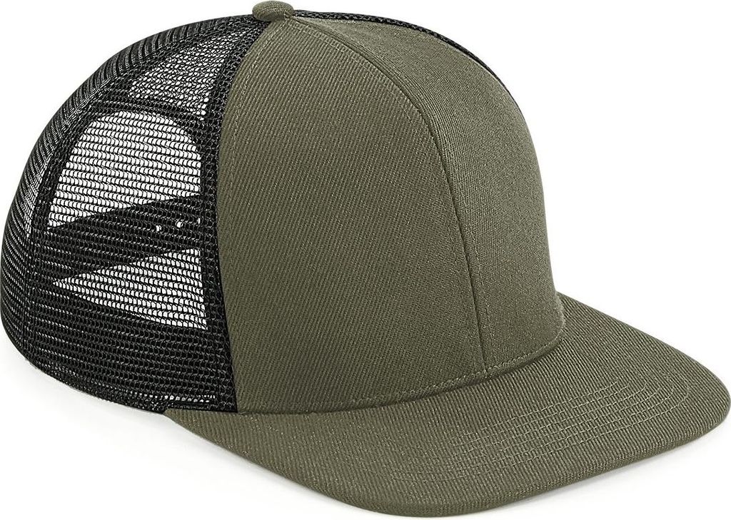 Beechfield - Uni kšiltovka RW7738 (One Size) (Olive/Black) Obrázek produktu 