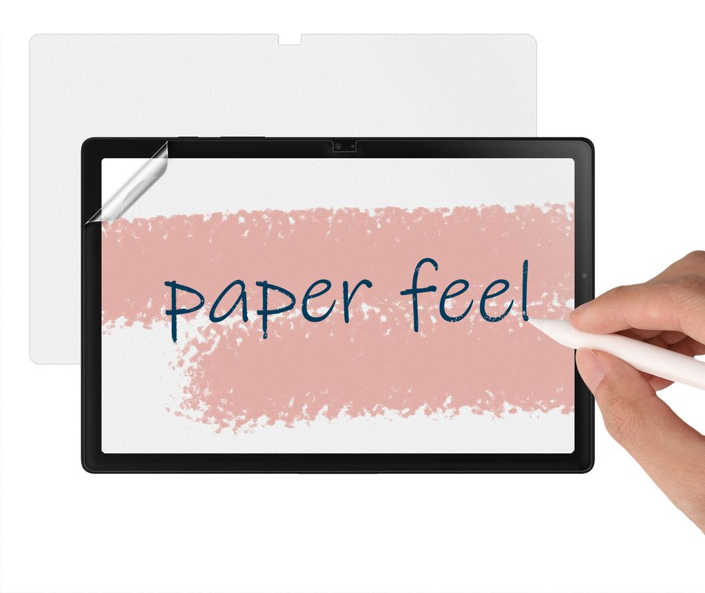 kwmobile 2x Matte Schutzfolie kompatibel mit Samsung Galaxy Tab A8 10.5 (2021) Papier Gefühl Folie - Tablet Full Screen Paper Feel Cover - Tablet