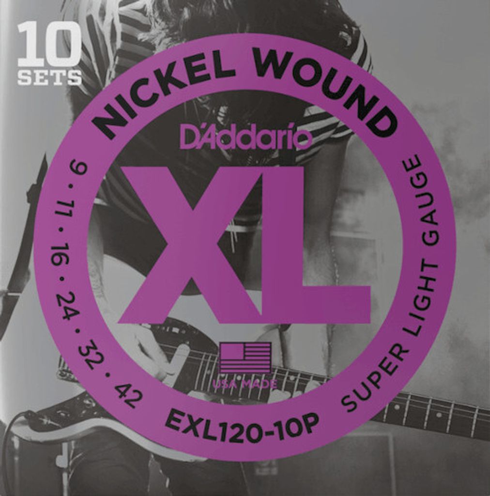 D'Addario EXL120-10P - super light (009-042)