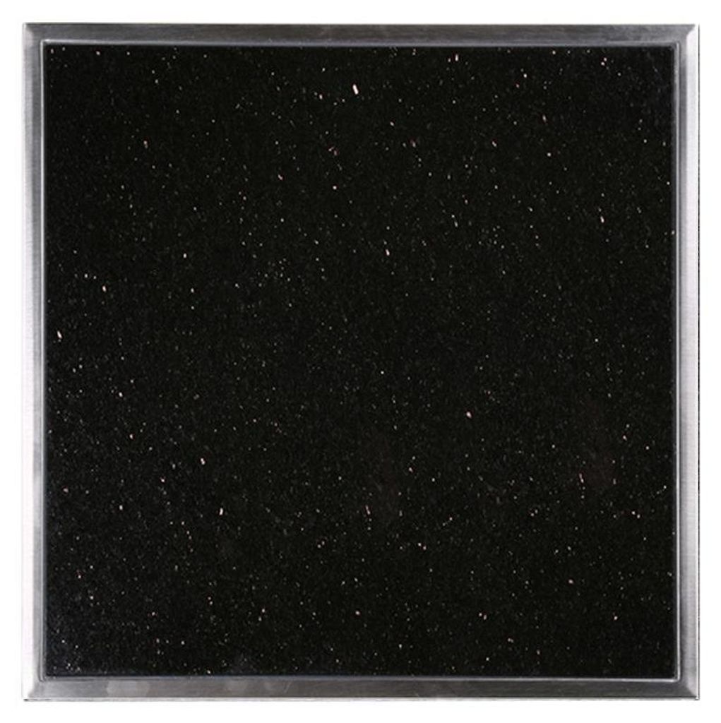 Plaque granit GF25.GS Galaxy Star inox 250 x 250 mm Image du produit 