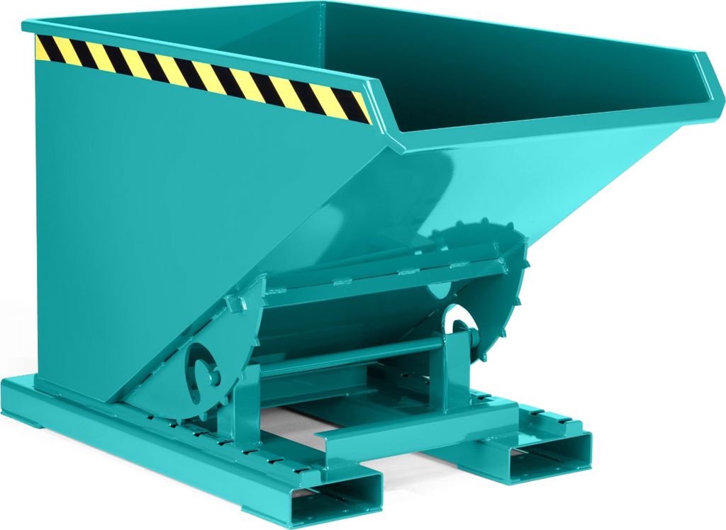 R+R Industrietechnik Abrollkipper Typ RAM-210 1870x1800x1100mm 2100dm³ RAL 5018 Türkisblau