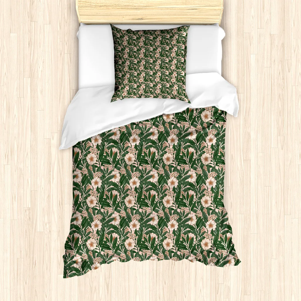 Set Letto Singolo ABAKUHAUS Anemone Rosa: Addio Acari e Polvere