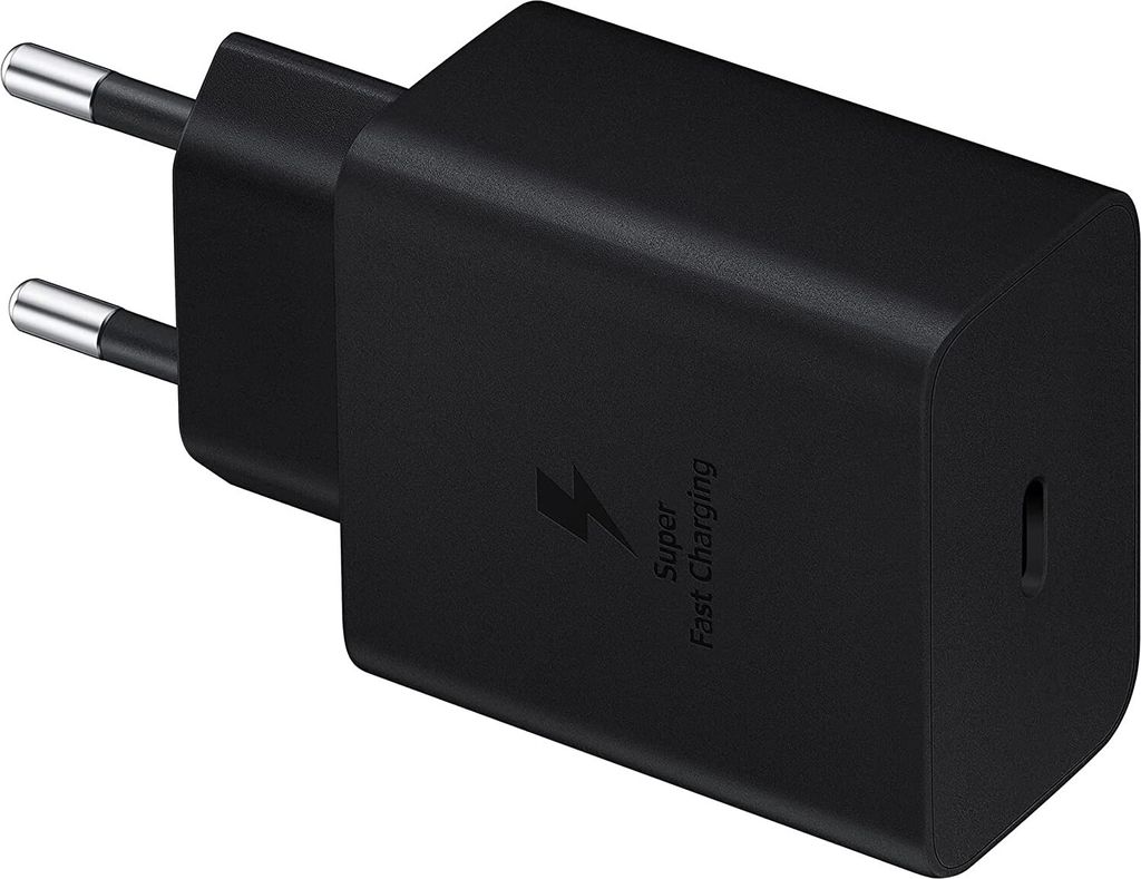 45W Super-Schnell-Ladegerät für Original Samsung Galaxy Xcover 4s schwarz 4A Netzteil super-Fast-Charging USB-Typ-C-Adapter