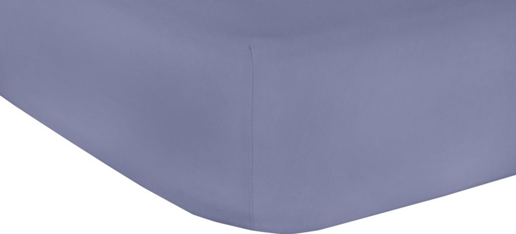 Mr.Sandman Elasthan Classic Topper Spannbetttuch Dunkelblau 160x200-210cm 220g/m²