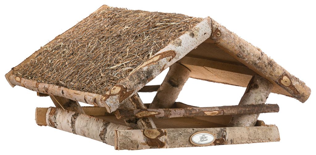 Dehner Natura Futterhaus für Wildvögel mit Heudach, inkl. Produktbild 