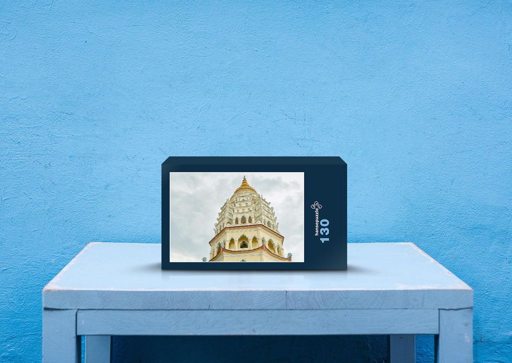 hansepuzzle 32036 - Tempel Puzzle, 130 Teile, Industrie, 28,7 x 20,0cm mit hochwertiger Aufbewahrung, Kartonbox und wiederverschließbarem Beutel