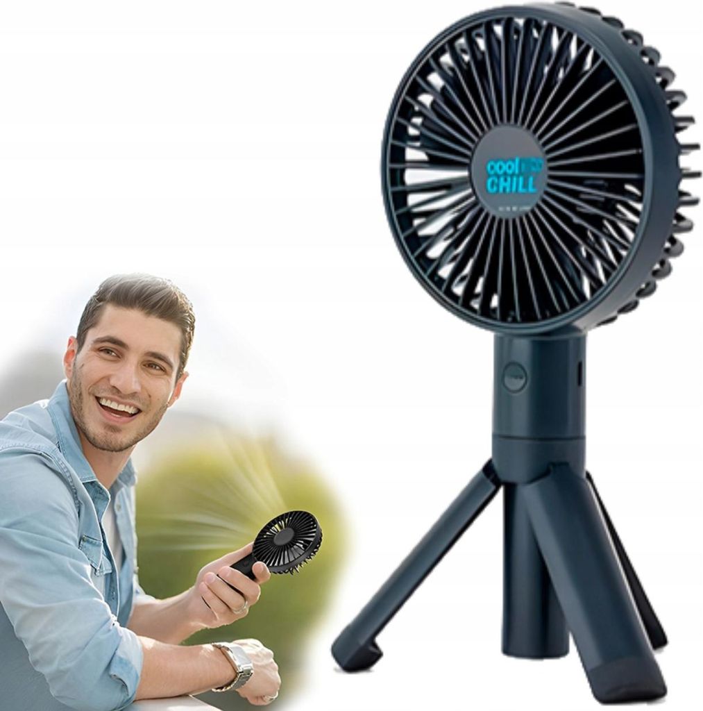 Mini Wentylator Stojący Wiatraczek ręczny przenośny ze Zdjęcie produktu 