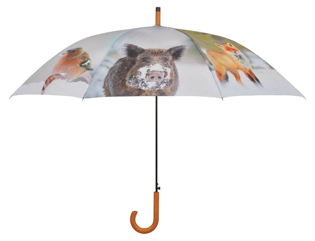 Regenschirm-Winter-Motive-automatik