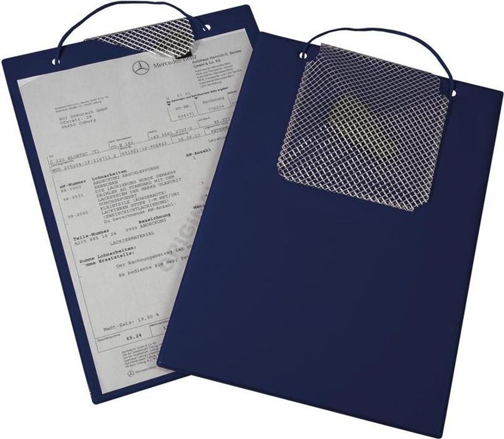 EICHNER Pochette de"Plus" DIN A4, avec clés bleu Image du produit 