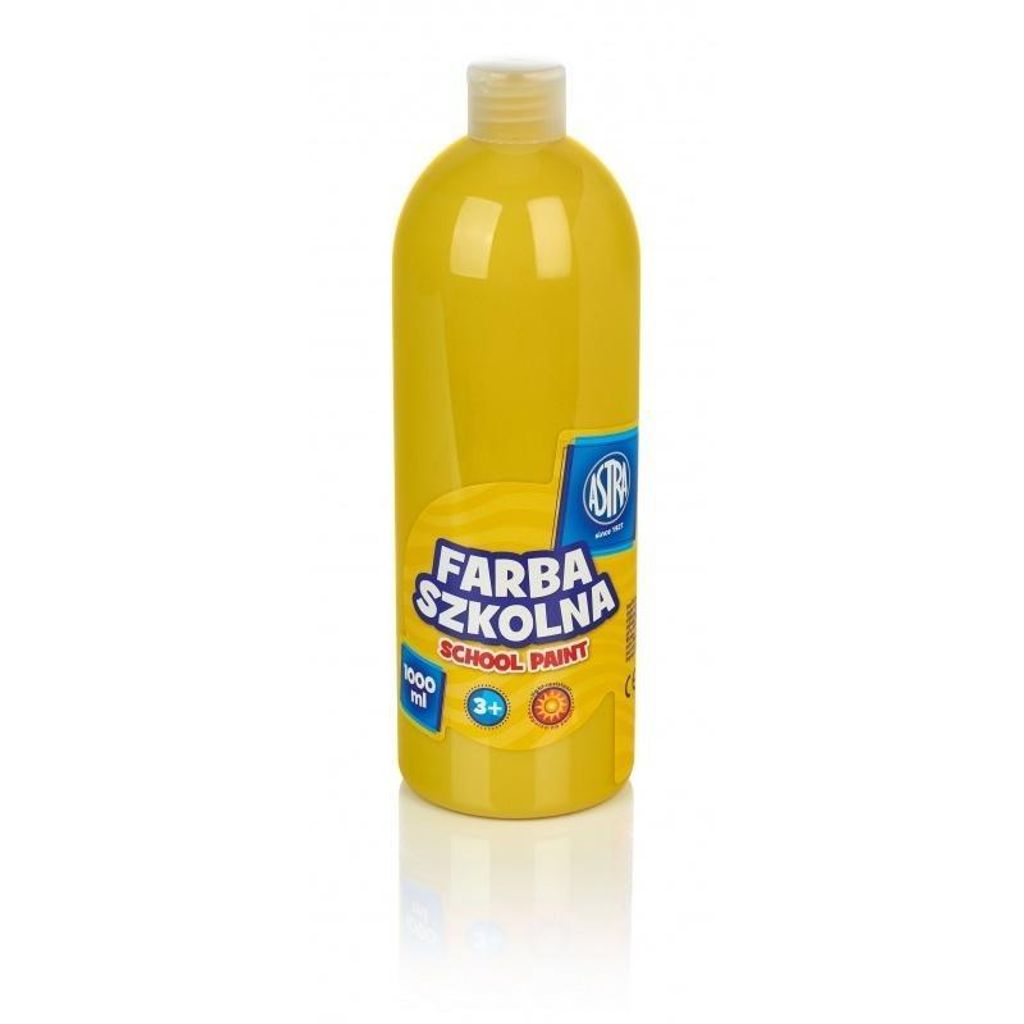 Astra Schulplakatfarbe 1000 ml - Gelb