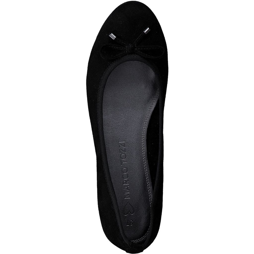MARCO TOZZI Damen Ballerina klassisch Textil weiche Haptik Produktbild 4