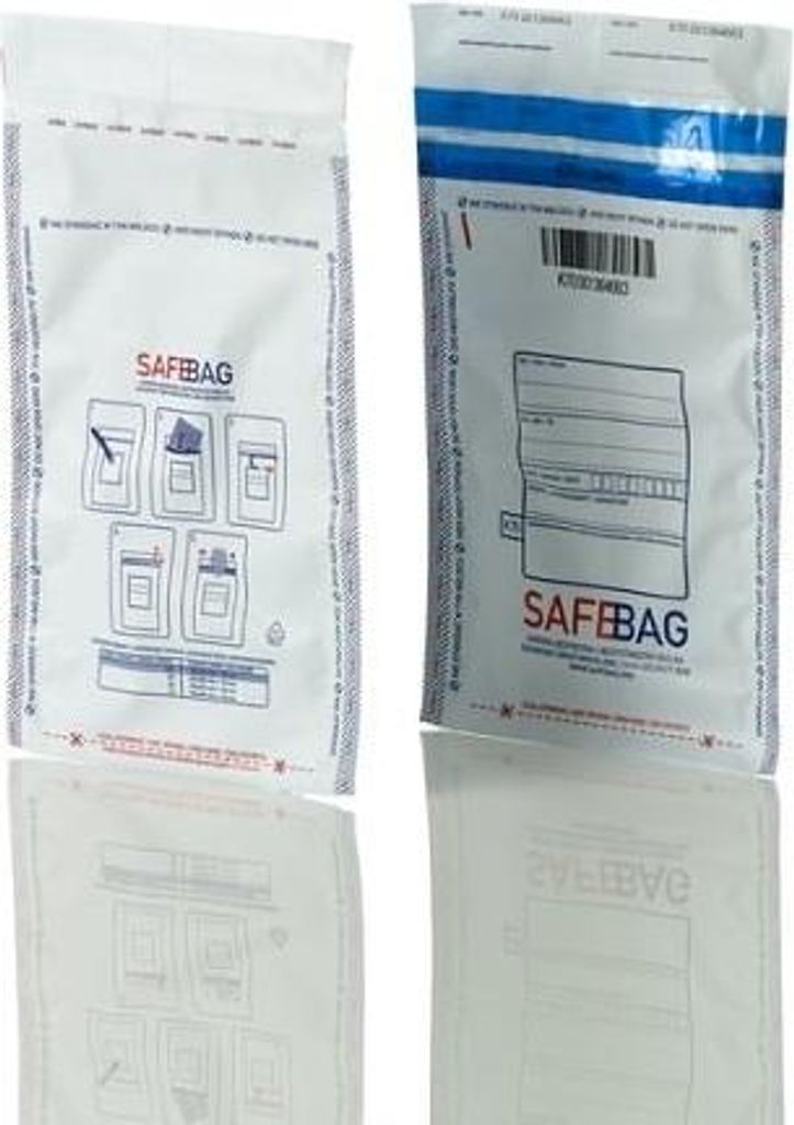 Sichere Bankumschläge C3 Weiß SafeBag 100 Stück