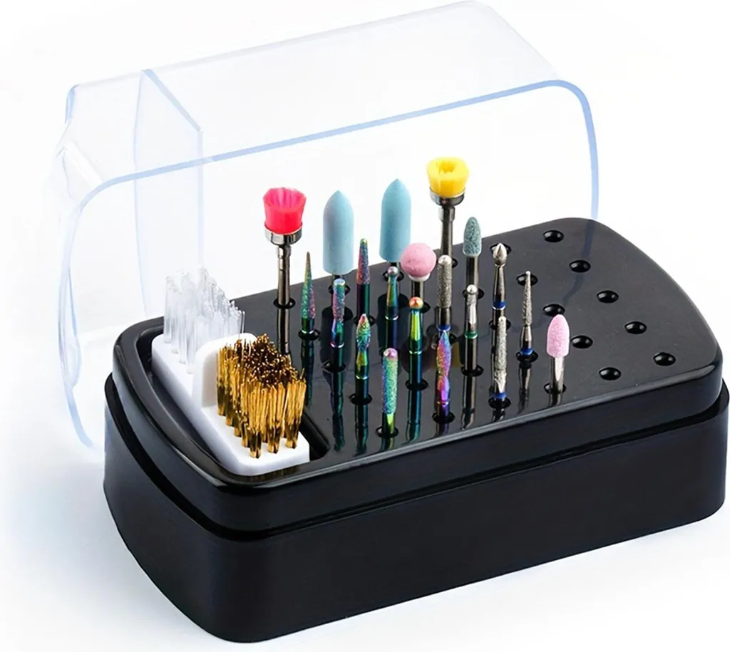Espositore Smalti Professionale 2 in 1 | Organizzatore e Pulizia Unghie - 2