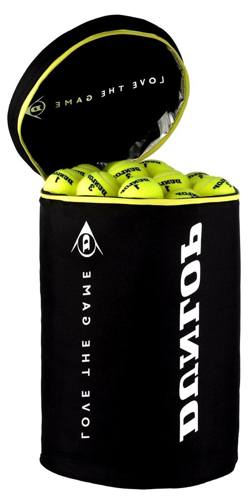Praktische Balltasche für Sportbälle, schwarz-gelb, zum einfachen Transport
