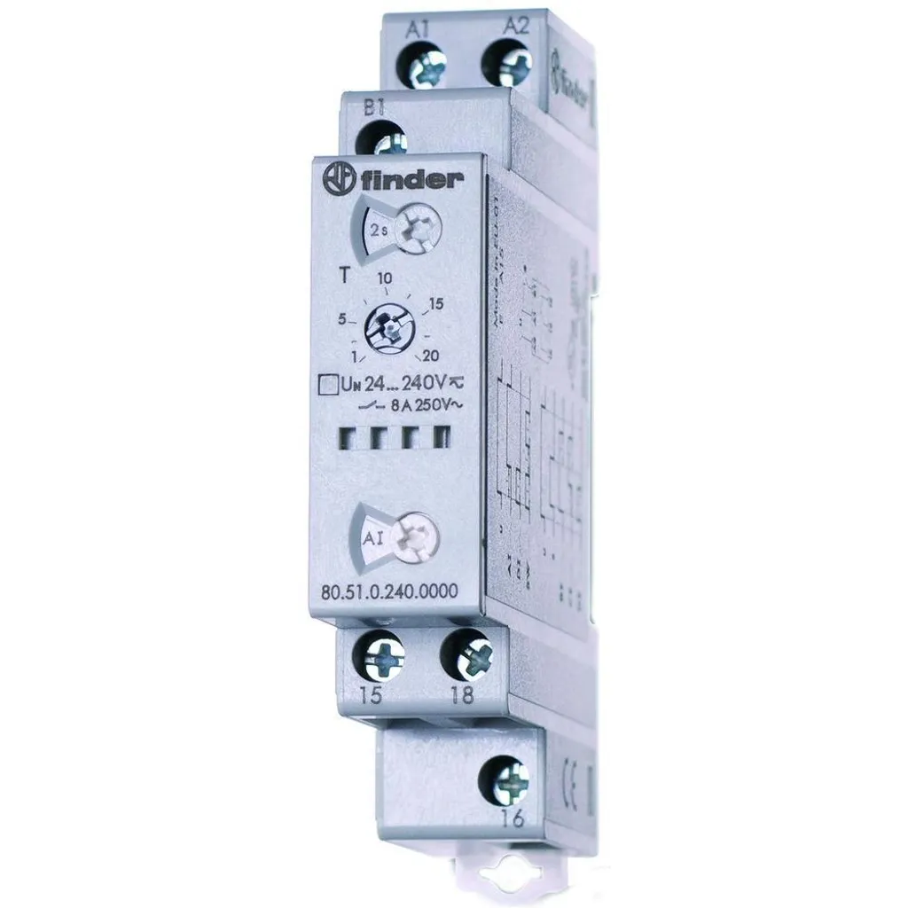 Solution de temporisation universelle Finder 80.51 pour automatisme