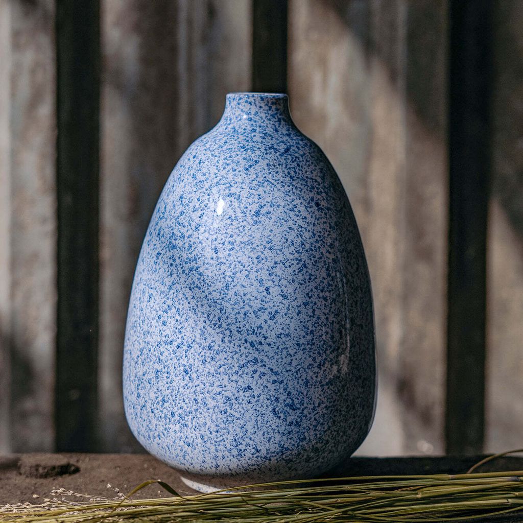Vase Avik - blau: large