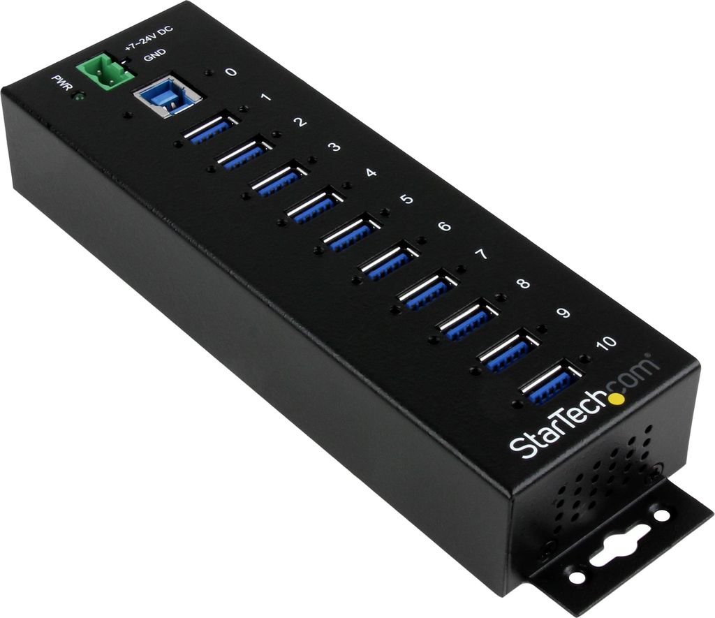 StarTech 10 Port Industrieller USB 3.0 Hub