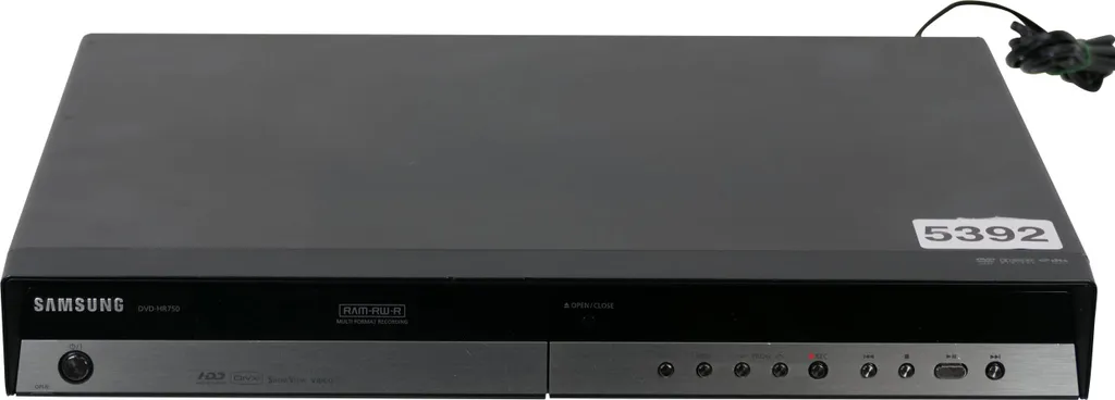 Samsung DVD-HR750 Enregistreur DVD et Disque Dur 160 Go - Noir Argent