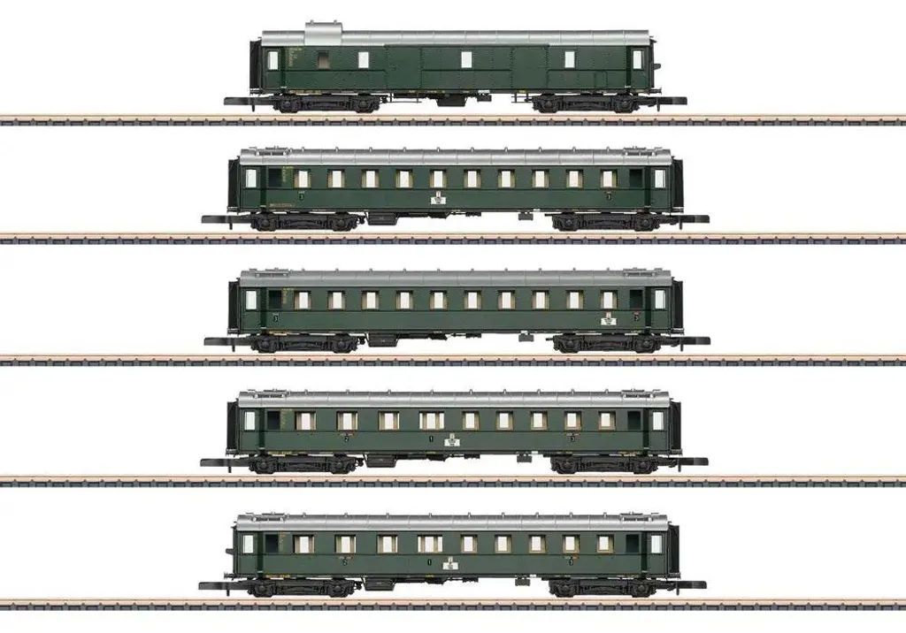 Märklin 87620 Set Voitures Express pour Composition de Train Époque Z