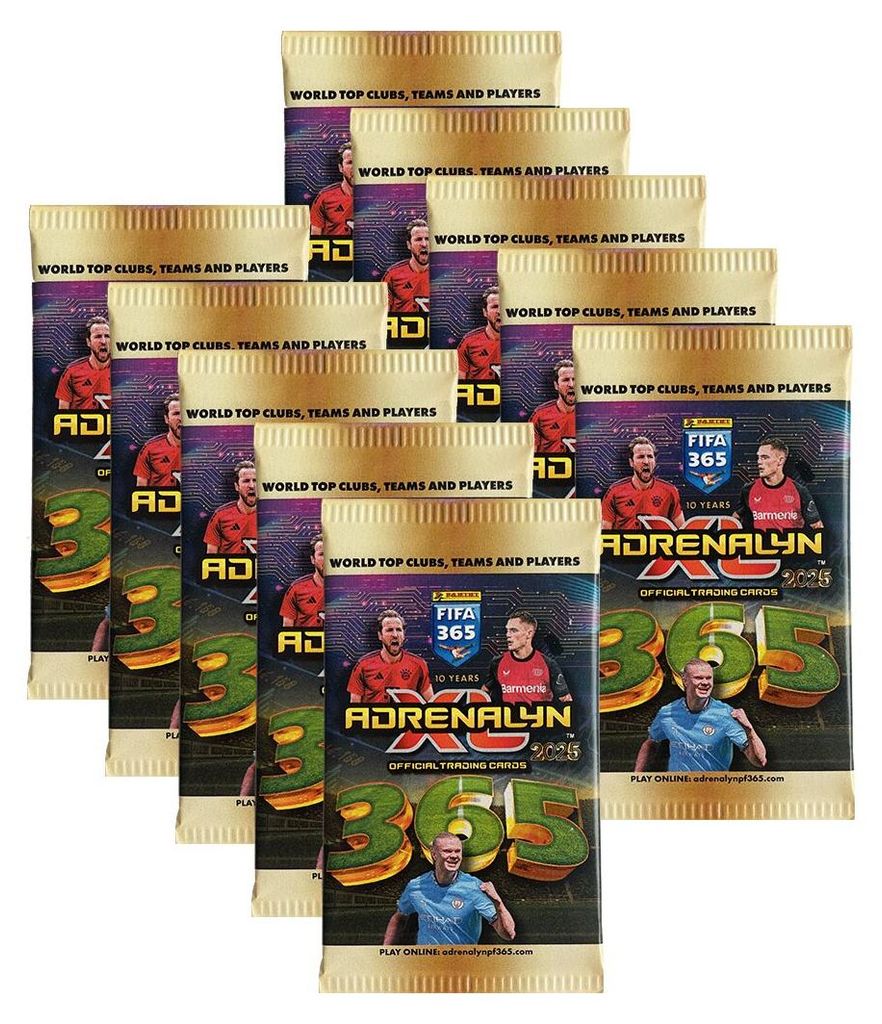 FIFA 365 Adrenalyn XL 2025 Trading Cards - 10 Booster Produktbild 