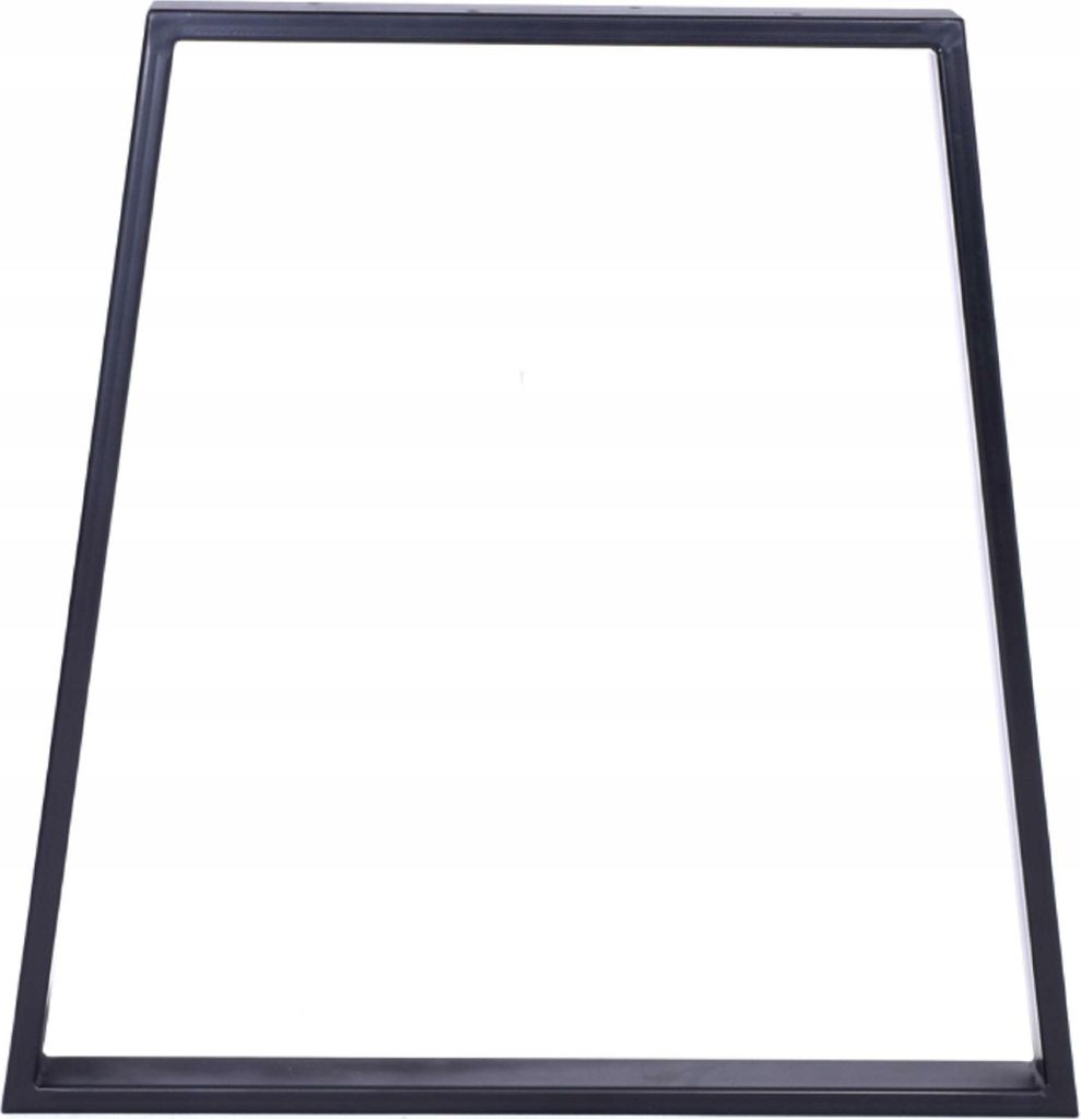 Tischbein, Möbelbein, Möbelfüß, Metallbein, Tischfuss, Tischkufen, Tischgestell, Trapezförmige, Industriestil Loft-Stil, 1 Stück, Schwarz