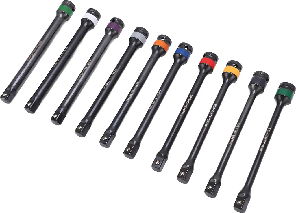 Barres de torsion à code couleur pour serrage de précision - Lot de 10