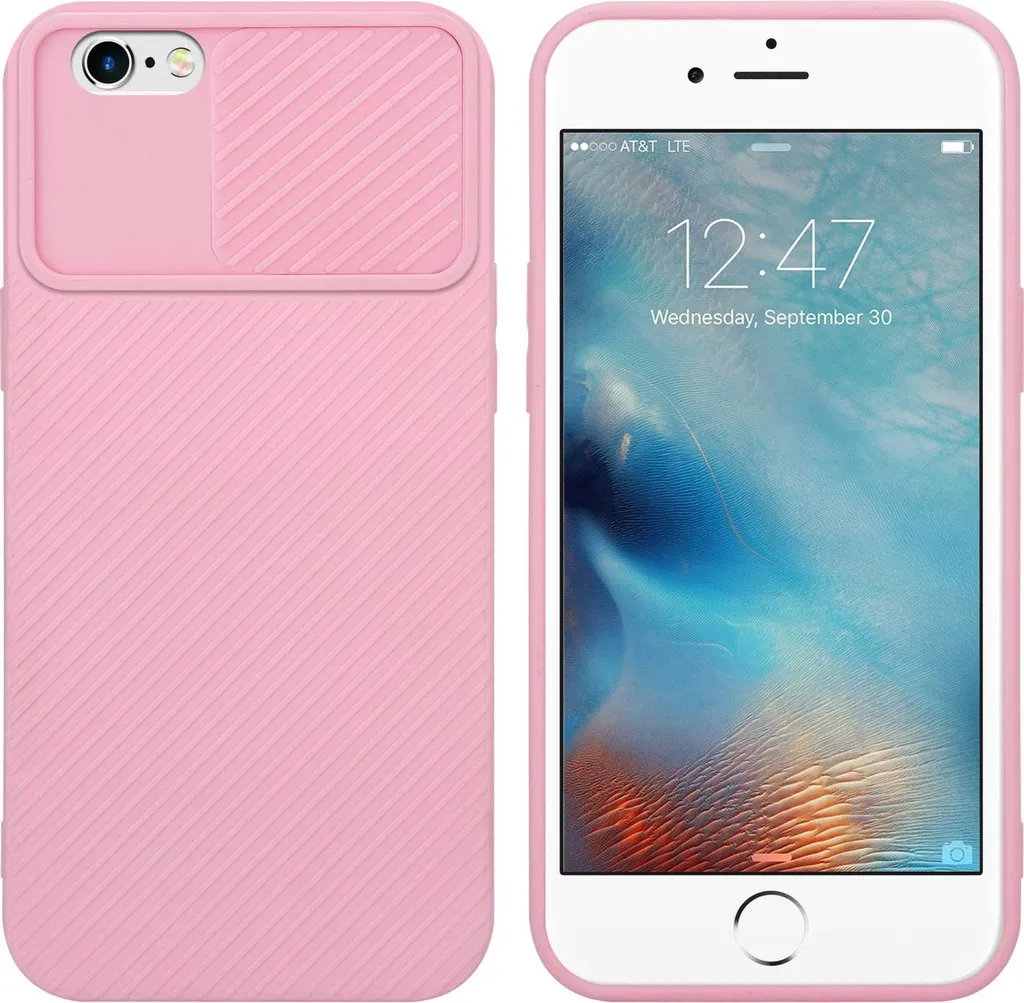 Cadorabo custodia per Apple iPhone 6 / 6S custodia protettiva in rosa custodia del telefono cellulare custodia TPU copertura fotocamera protezione