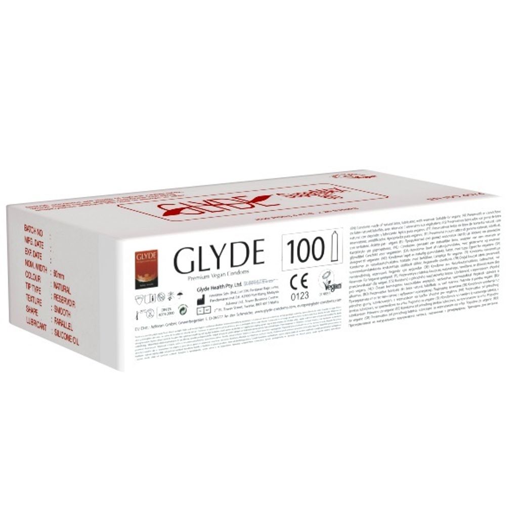 Glyde Ultra - SuperMAX 60 - 100 Kondome - Premium "Vegan Friendly" Condoms